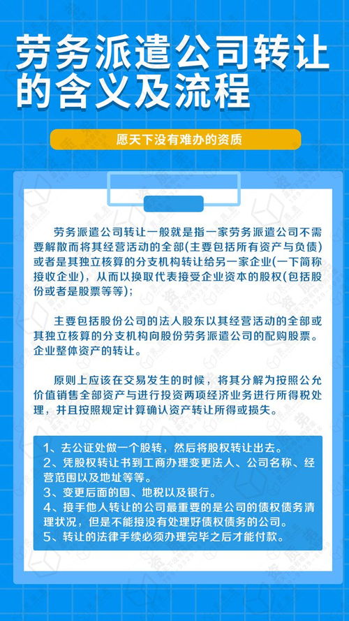 勞務派遣經(jīng)營許可證轉(zhuǎn)讓全流程解析及風險規(guī)避指南